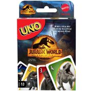 Jogo de Cartas UNO Jurassic World Dominion GXD72 Mattel