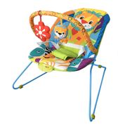 Cadeira de Descanso Vibratória Baby Style Lite Safari Aqua 0 a 11kg