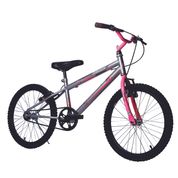 Bicicleta Infantil Aro 20 Racer Feminina Rosa