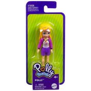 Polly Pocket Loira Bermuda Roxa Blusa Rosa