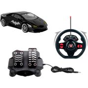 CARRINHO CONTROLE REMOTO BATMAN DARK RUNNING 7F.RECAR.