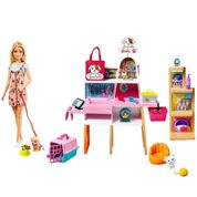 Playset Pet Shop da Barbie Mattel com Boneca GRG90