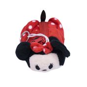 Porta Moeda Pelúcia Formato Minnie Tsum Tsum: Disney