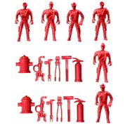 Kit de Bombeiros com 6 Bonecos e 12 Acessórios Toy Master