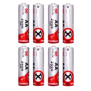 Kit com 8 Pilhas Recarregaveis AA MOX Premium 2600mAh