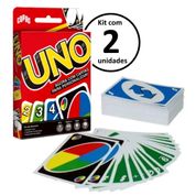 Jogo Uno Infantil e Adulto com cartas Personalizáveis – Kit 2 Unidades