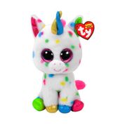 Pelúcia Infantil Ty Beanie Boos Grande 22cm Unicórnio Harmonie