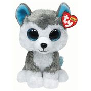 Pelúcia Infantil Ty Beanie Boos Grande 22cm Cachorro Husky