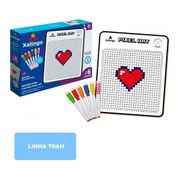 Brinquedo para Crianças Linha TDAH Quadro Pixel para Colorir