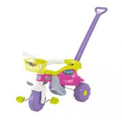 TRICICLO TICO TICO FESTA ROSA C/ ARO PROTETOR 2561 MAGIC TOYS