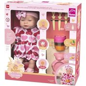 Brinquedo Infantil Boneca Bebê Primeiras Comidinhas Babies