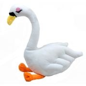 Cisne Branco De Pelúcia 26 Cm Altura