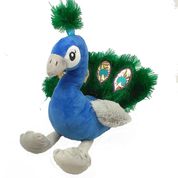 Pavão de Pelúcia Azul 30 cm