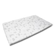 Colchonete para Berço TAM 3 (101x66x4) Cosco Branco Estampado