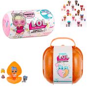 Kit Lol Bubbly Maleta Laranja e Lol Confetti Under Wraps