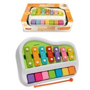 Piano Baby Xilofone C/ Baqueta Teclado Infantil Para Bebês