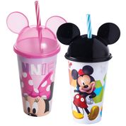 Copo Minnie e Mickey Com Orelhas Infantil Disney