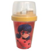 Ladybug Miraculous Infantil Copo 320ml - Kit com 6 Plasutil