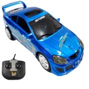 Brinquedo Infantil Carrinho Controle Remoto Esportivo cor:Azul