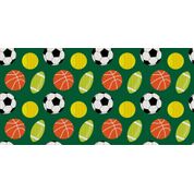Tapete Brisa Infantil Bolas Verdes 43cm x 130cm – Kapazi