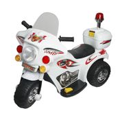 Mini Moto Police Miniway 6V BW002B - Branca