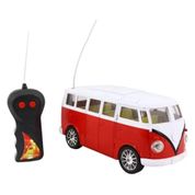 CARRINHO BRINQUEDO KOMBI CONTROLE CARRINHO VERMELHA CLASSICO ACENDE FAROL RETRO