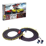PISTA DE CORRIDA INFANTIL AUTORAMA 2 CARROS 33 PEÇAS SUPER PISTA DUPLA COMPLETA