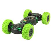 Carrinho de Controle Remoto Brinquedo Infantil Sem Fio Carro Twister Hype Speed 4x4 Off Road Verde - BBR Toys