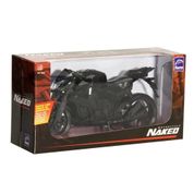 Moto De Brinquedo Menino Naked Mortocycle  Preto - Roma