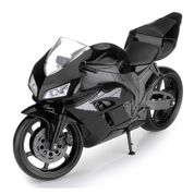 Brinquedo Moto Cbr  Rr Rancing 22cm Pneus Borracha - Preto