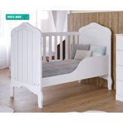 Berço Mini Cama 100% MDF Harmonia Permobili Branco