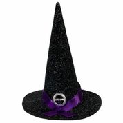 Fantasia Halloween Feminina Infantil Menina Bruxa Com Chapéu PP 3 - 4