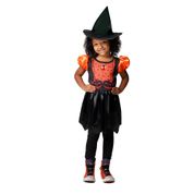 Fantasia Bruxa Witch Sombria Bruxinha Sabrina de Halloween GG 11 - 12