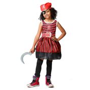 Fantasia de Halloween Menina Piratinha Beth M 5 - 8