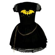 Fantasia Dia das Bruxas Vestido de Halloween Infantil G 6 - 8