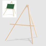 CAVALETE PARA LOUSA INFANTIL SUPORTE TRIPE PARA QUADRO EM MADEIRA30X40CM  DESMONTAVEL 85CM JUNGES