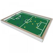 MESA DE FUTEBOL DE BOTAO CAMPO 30X40CM  DEDOBOL PETELECO RESISTENTE PORTATIL JUNGES EM MDF