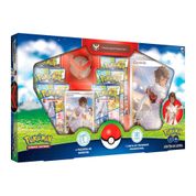 Box de Cartas - Pokémon GO - Equipe Valor - Broche - 38 Cartas - Copag