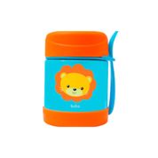 Pote Térmico Buba 12119 Animal Fun Leão Aço Inox com Talher 350ml