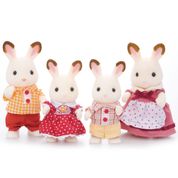 Família Sylvanian Families Epoch Coelhos Chocolate