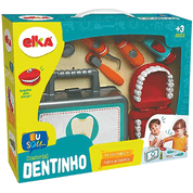 Kit Dr (a) Dentinho Maleta Acessórios Infantil Elka