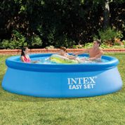 Piscina Intex Easy Set de 3.853 Litros com 3,05m Diâmetro e 76cm de Profundidade