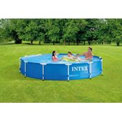 Piscina Intex Circular de Armação Metal de 6.503 L com 3,66m de Diâmetro e 76cm de Profundidade