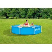 Piscina Intex Circular de Armação Metal de 1.828L com 2,44m de Diâmetro e 51cm de Profundidade