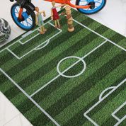 Tapete Comfort Kids Futebol  100cm x 120cm - Kapazi