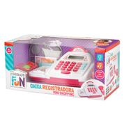 Caixa Registradora Mini Shopping Creative Fun Rosa Multikids - BR1182