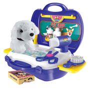 Maleta Workshop Jr Pet Shop com 16 Itens Roxo Multikids - BR772