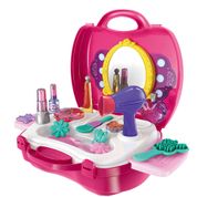 Maleta Workshop Junior Fashion com 21 Itens Rosa Multikids - BR771