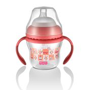 Copo de Transição First Moments + Bico Extra + Alça Removível 150 ml Rosa Fisher Price - BB1056