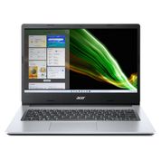 Notebook Acer Aspire 3 14 FHD Celeron N4500 128GB SSD 4GB Win 11 Home Prata - A314-35-C7E8